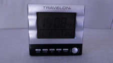 TRAVELON Digital Alarm Clock w/Stand