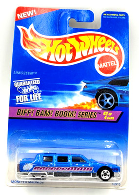 1997 Hot Wheels Biff! Bam! Boom! Series Limozeen #2 of 4 Cars Collector #542