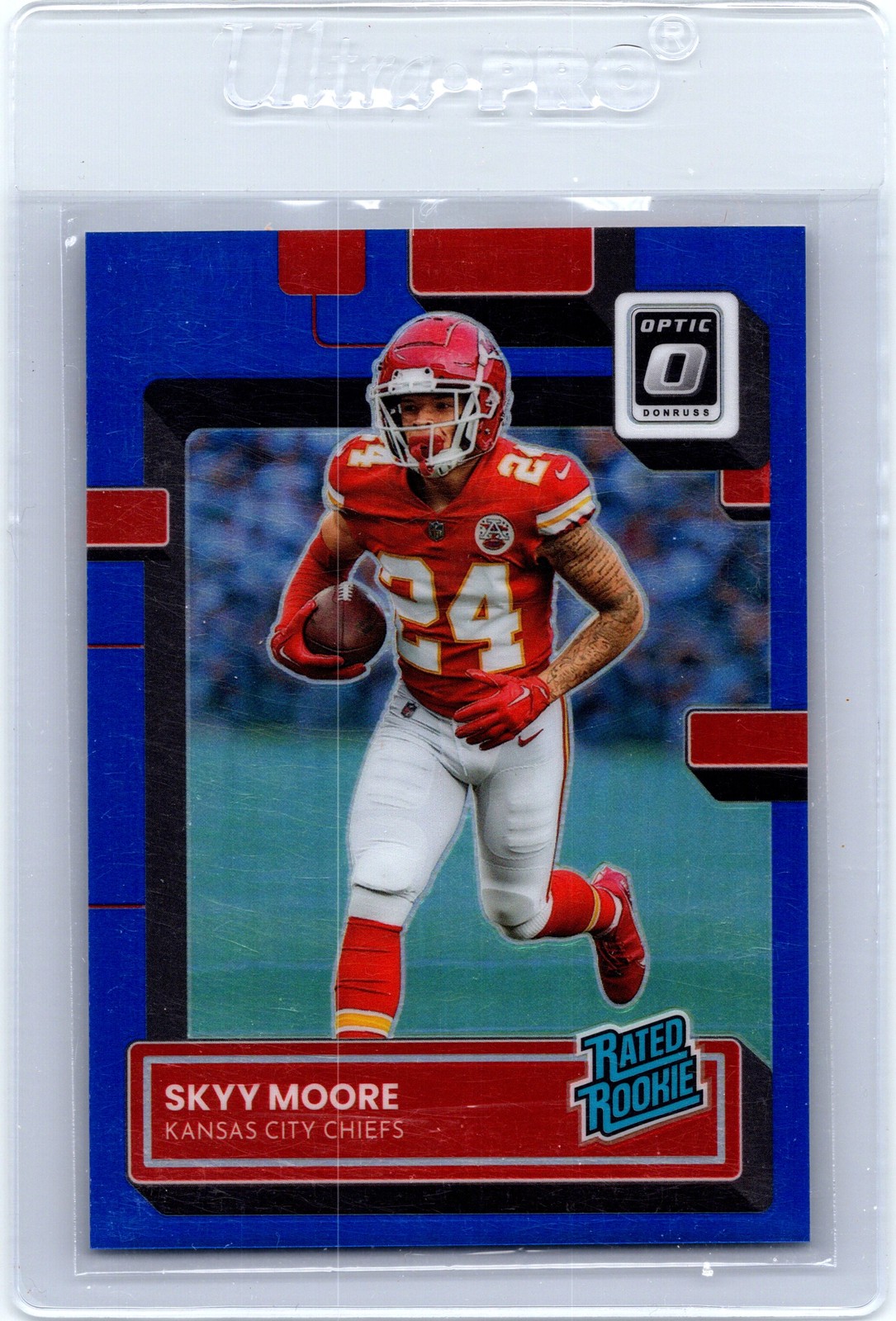 2022 Donruss Optic #224 Skyy Moore Blue #/179