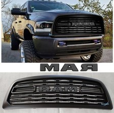 Limited Grille For Dodge Ram 2500 Ltd Grill 2010-2018 Ltd Grille Wletter Black
