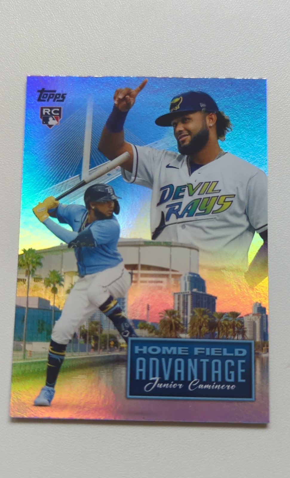 2024 Topps Update Series - Home Field Advantage Junior Caminero #HFA-31 (RC)