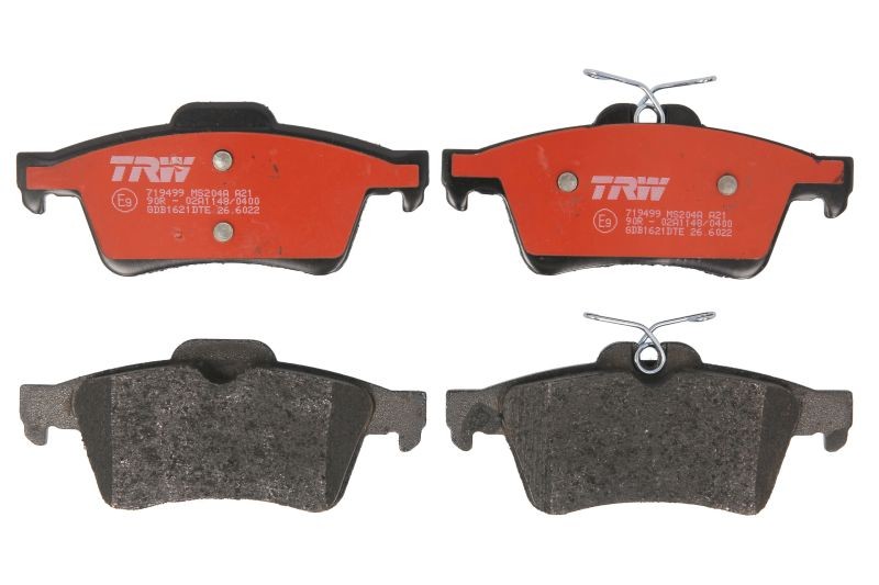 Für TRW GDB1621DTE Brake Pad Set, disc brake GDB1621DTE As part of ZF Aftermark