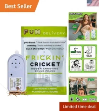 Frickin' Cricket Prank Device – Realistic Hidden Chirping Gag for Endless Laughs
