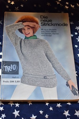 Vintage Strickheft, Trio die schönste Strickmode