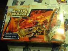 star wars clone wars Hailfire Droid in orig. box