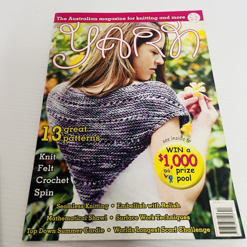 4 XYarn Australian Knitting Magazine issue Knit Felt Crochet Weave 2008/2009 - Picture 2 of 15