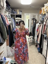 farm rio dress small maxi