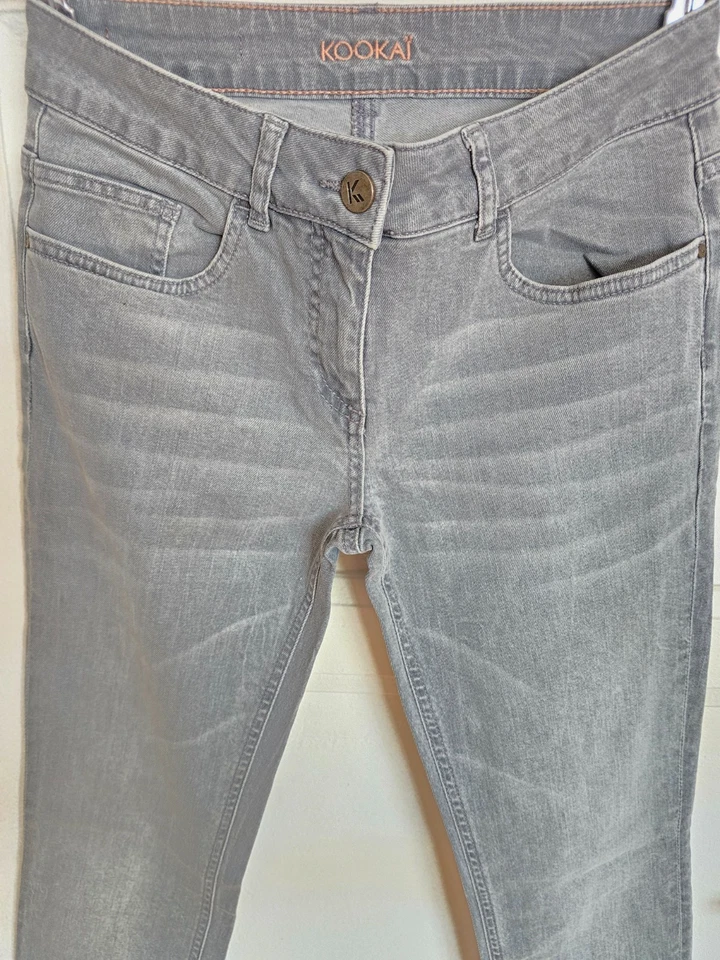 PANTALON JEANS GRIS KOOKAI TAILLE 36 COM9 - Photo 2/3