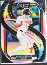 2025 Panini Select #192 Roman Anthony Silver Prizms