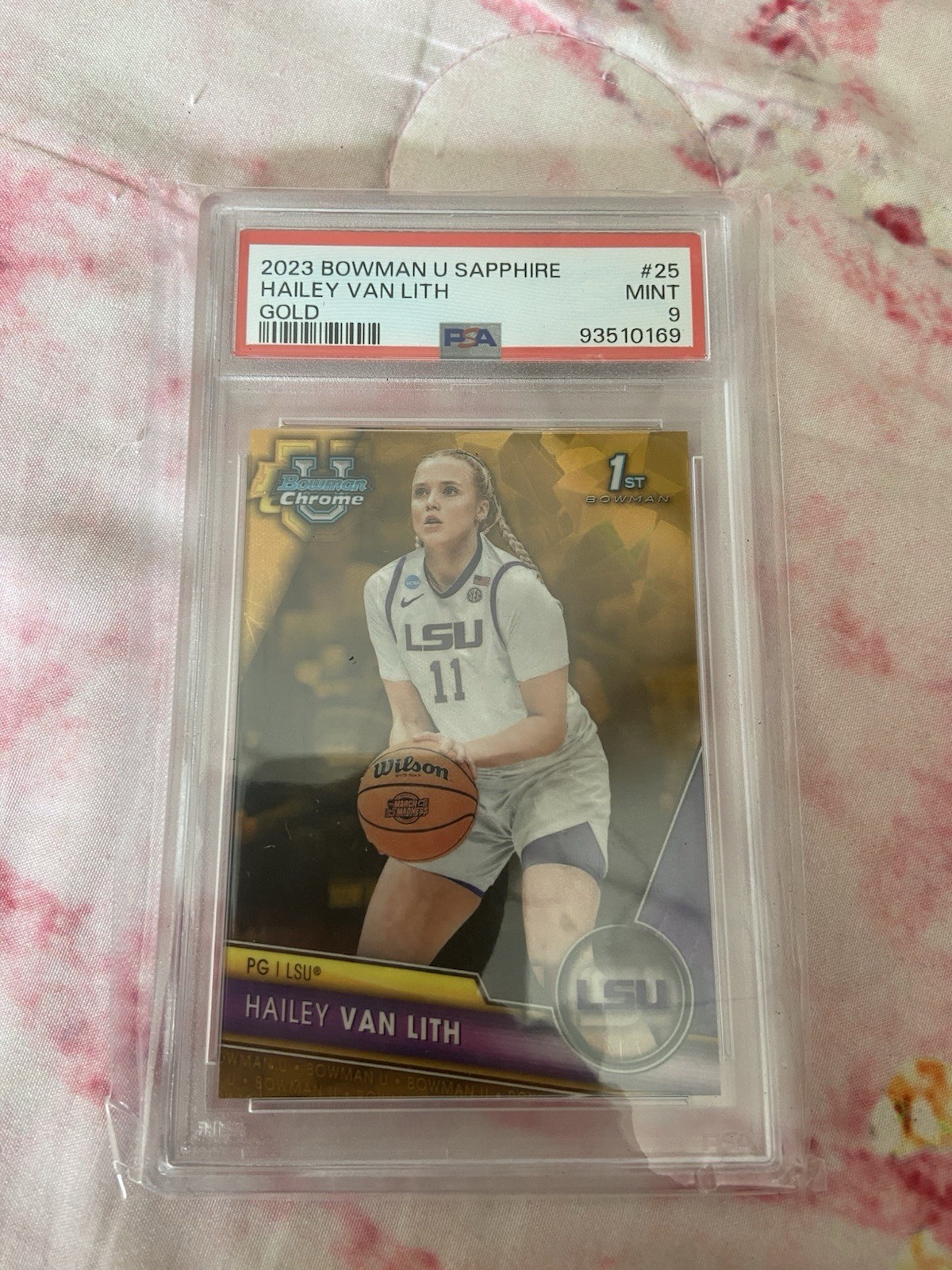 2023-24 Bowman U Chrome Sapphire Edition - Hailey Van Lith #25 Gold /50 (RC)