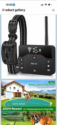 Wireless Dog Fence,2025 Wireless Boundary Containment System,2-in-1 Electric ...