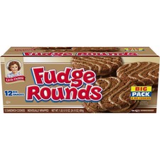 Case of Little Debbie Fudge Rounds Big Pack