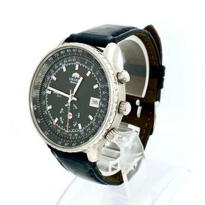 ORIENT King Master EM5Z-C0 Automatic Day Date Watch Aftermarket Leather Strap