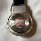 Quartz MLB Boston Red Sox Key Ring Watch Carabiner Silver White Analog Roman — photo 3