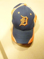Gorra de béisbol ajustable New Era 59FIFTY Detroit Tigers MLB azul marino/naranja para hombre