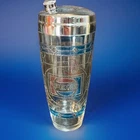Vintage Large Pepsi Cola Tiffany Styled Stain Glass Cocktail Shaker Bar ware