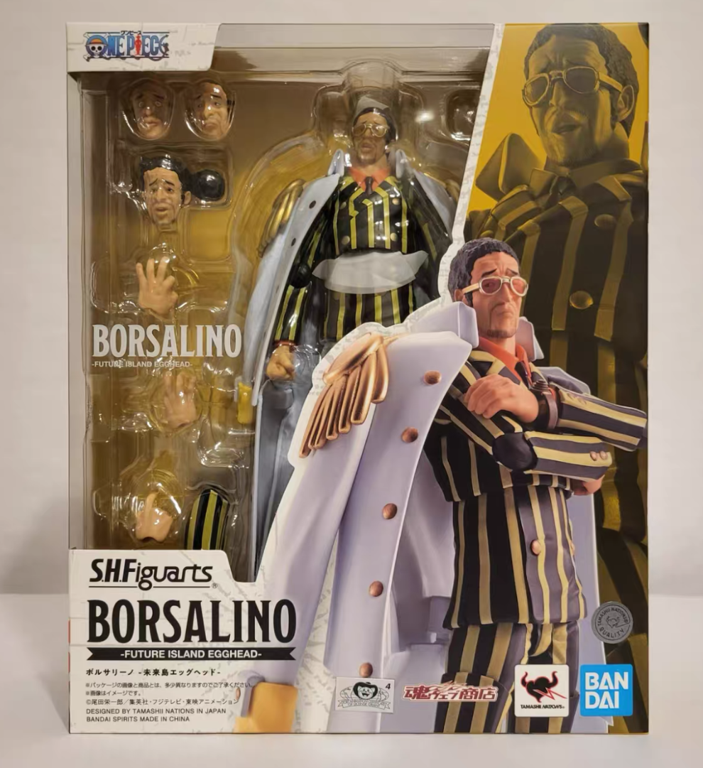 BANDAI S.H.Figuarts ONE PIECE Borsalino Future Island Egghead