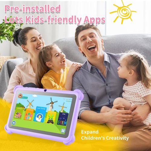 Kids Tablet Child 7 inch for Toddler 32GB Android Kids Learning Tablet with P... - Picture 4 of 7