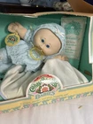 Vintage 1986 Cabbage Patch Kids Babies 12" Doll Blue Outfit Pacifier NIB