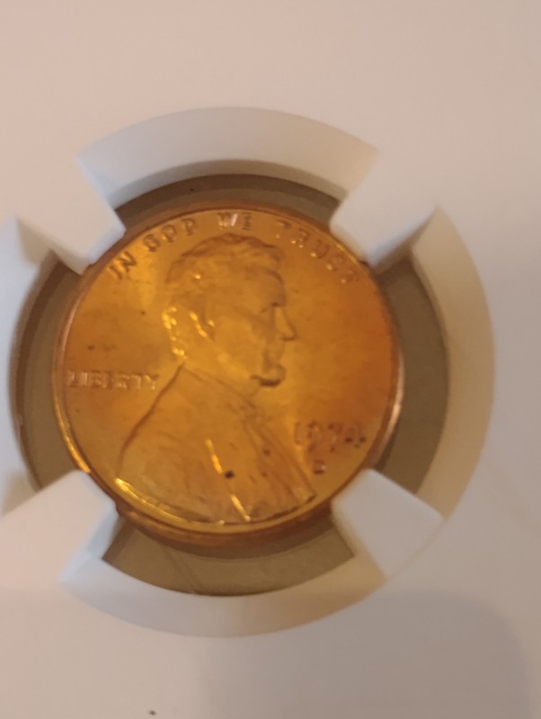 1974 D Lincoln Penny NGC MS66 RD