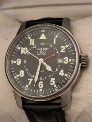 DAVIS FLIEGER SPORT HERREN - Uhr/Watch - Läuft ++ TOP ++