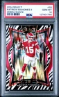 2024 PANINI SELECT ZEBRA SHOCK #33 PATRICK MAHOMES II PSA 10