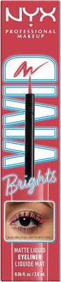 NYX PROFESSIONAL MAKEUP Vivid Brights Liquid Eyeliner Liner - 04 On Red x2
