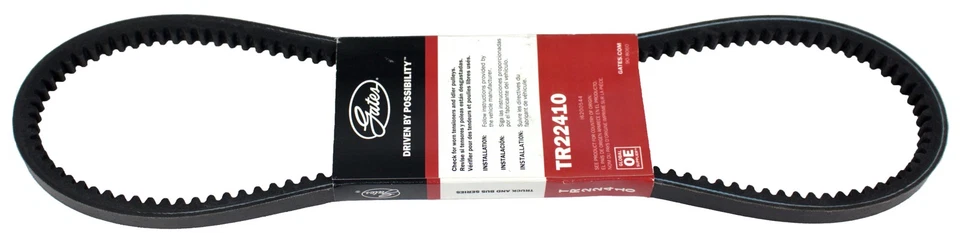 Cinturón en V Gates verde a rayas para Mitsubishi Fuso FK número de modelo TR22410 1990-1991 Foto 2 de 4