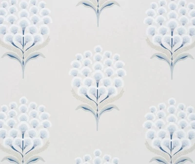 Schumacher Aurelia In Porcelain 5016341 Wallpaper 27in x 27 Ft 60.8 Ft