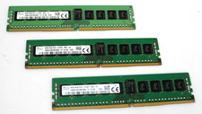 Lot of 3 SK Hynix 8GB 2Rx8 PC4-2133P-RED-10 DDR4 Server Memory, HMA41GR7MFR8N-TF