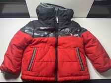 New Gerry Boys' Kids' Boy Jersey Lined Winter Jacket DARK BLUE / RED 3T 2T