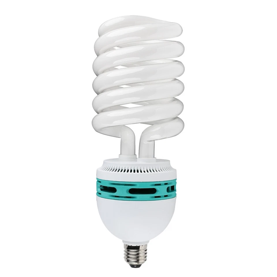 2 Stück Energiesparlampe 125W Dauerlicht Fotolampe Tageslicht Studiolampe E27  - Bild 2 von 3