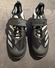 Adidas Crazy Power Weightlifting Shoes Black Size 8.5 Uk Used Great Condition