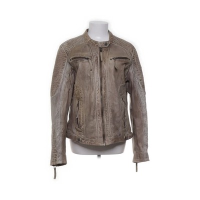 Gipsy, Lederjacke, Damen, Größe: XL, Grau, Baumwolle/Leder/Polyester #lWw