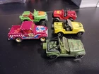 Vintage Hot Wheels Matchbox Majorette Jeep Diecast LOT OF 5 Real Riders CJ-7