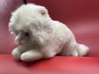 Vintage #558 Russ Berrie SABRINA White Persian Kitty Cat 11  (16 ) Plush 1980 s