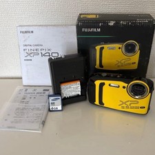 FUJIFILM FinePix XP140 Yellow Compact Digital Camera Tested Working Japan