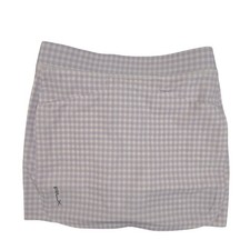 RLX Ralph Lauren Girls Purple Gingham Performance Stretch Golf Skort Size 6