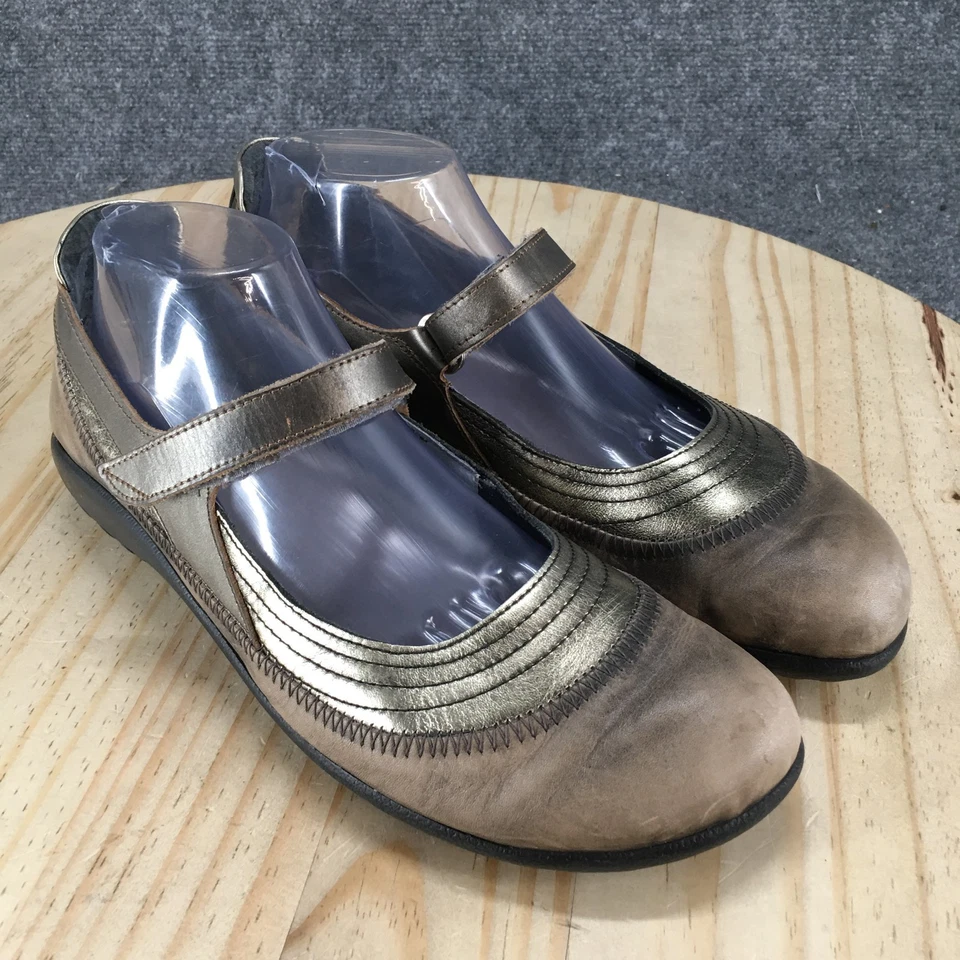 Naot Kirei Mary Jane Womens 42 Bronze Gold Leather Comfort Walking Shoes 230249 - Image 3 of 4