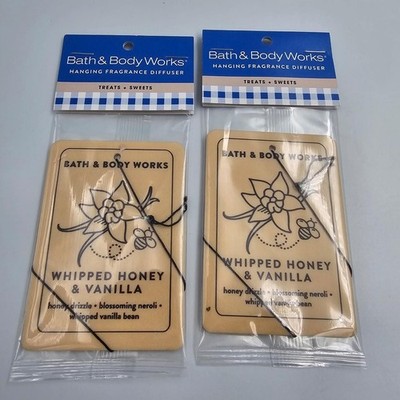 Bath & Body Works Whipped Honey & Vanilla Hanging Fragrance Diffuser - 2 Pack