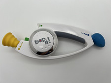 BOP IT Talking Handheld Electronic Reflex Game White 2008 Hasbro TESTED Working