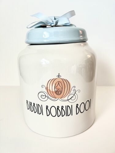 💙 Rae Dunn Disney Princess BIBBIDI BOBBIDI BOO Cinderella Canister Cookie Jar - Picture 1 of 6