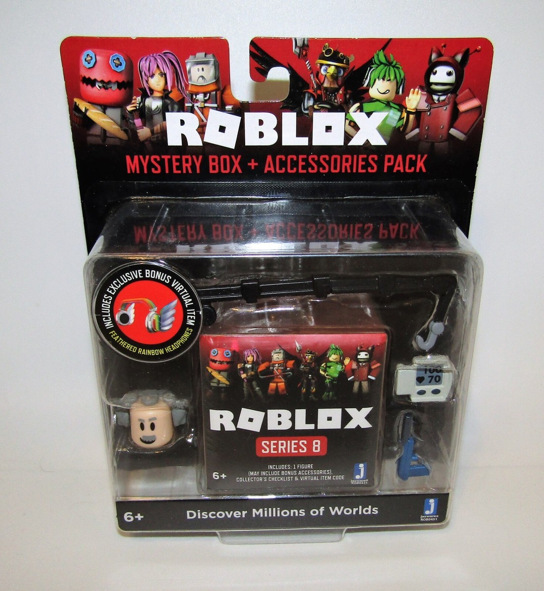 Roblox Mystery Box & Accessories pack series 6 With Virtual Code