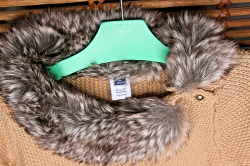 Janie and Jack 6-12 months faux fur sweater dress - Picture 2 of 4