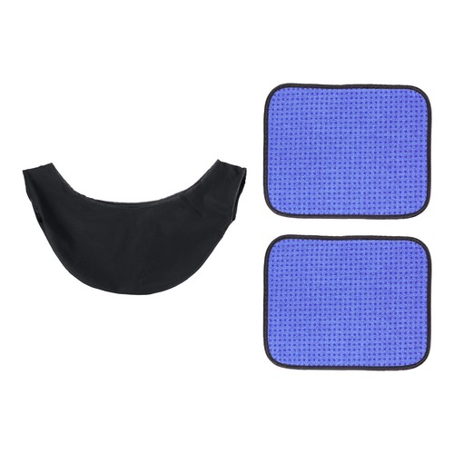 2 Pack Microfiber Bowling Ball Shammy Pad with Seesaw Bag 10" x 8", Violet - Afbeelding 1 van 7