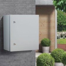 Lockable Meter Box Wall Mounted Gas Electric Meterbox Galvanized Steel Cabinet