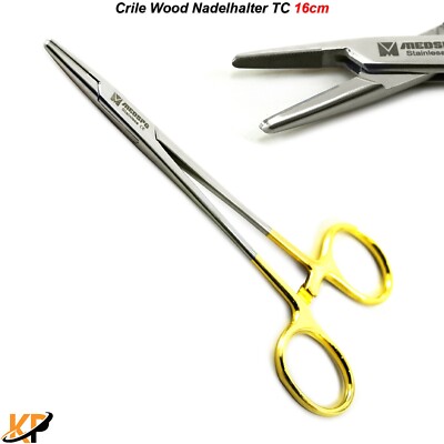Chirurgische Nadelhalter nach Crile Wood TC Naht Halter OP Instrumente Chirurgie