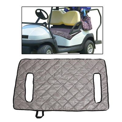Sea Turtle Golfwagen-Sitzbezug Mit 4 Taschen - Universell Für 2-Sitzer, Mikrofaser, Waschbar, Dekorativ