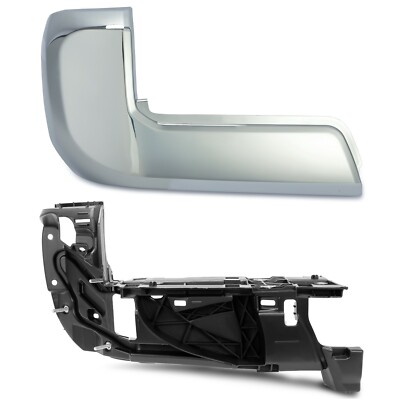 For Toyota Tacoma 16-23 Rear Left Bumper End Cap+Outer Extension Insert Bracket