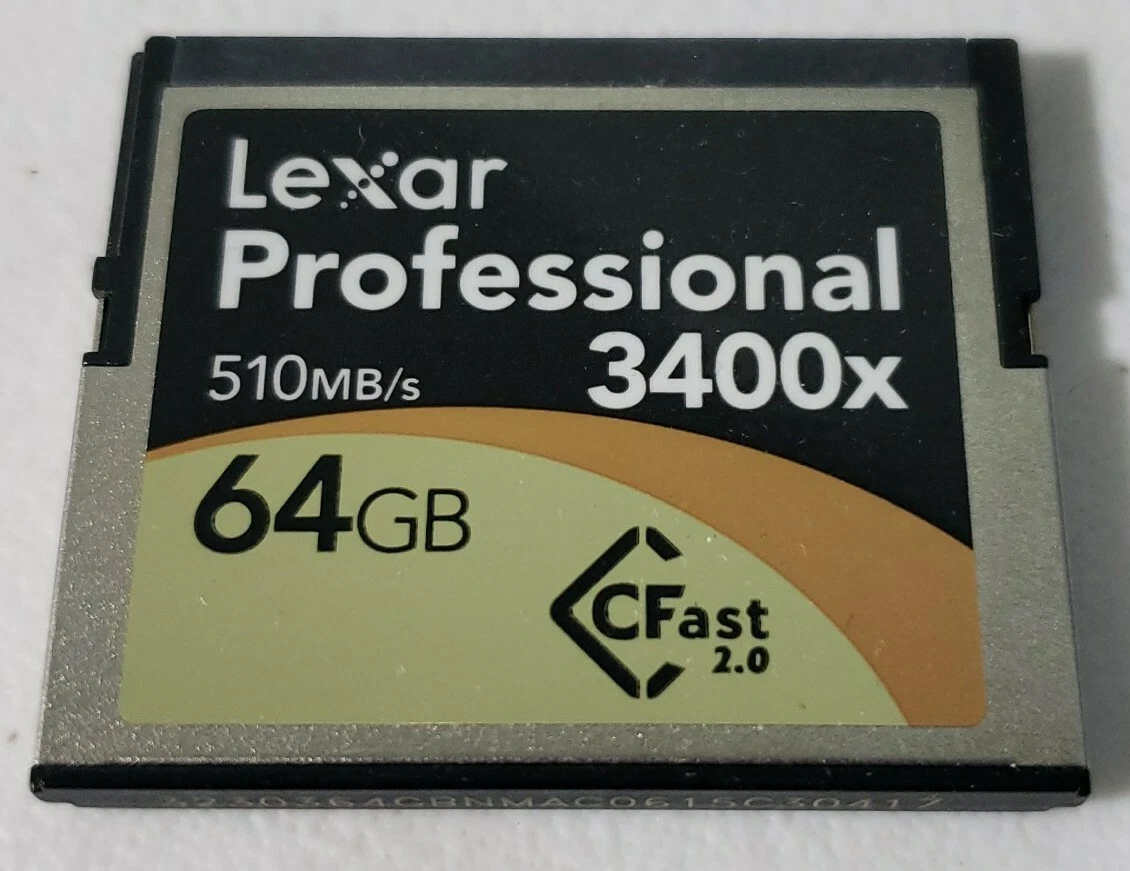 Las mejores ofertas en Lexar CFast 2.0 64 GB tarjetas de memoria